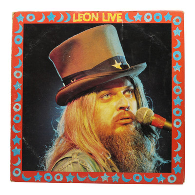 Leon Russell Leon Live 1973 Shelter STO-8917 3LP Vinyl 12'' 33RPM G+/VG