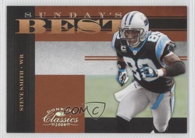 2008 Donruss Classics Sunday's Best Silver 36/250 Steve Smith #SB-18 0nr3