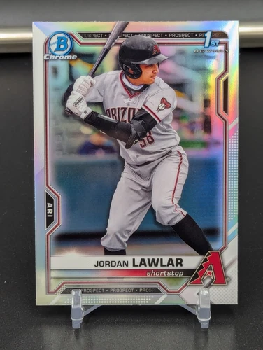 2021 Bowman Draft Jordan Lawlar 1st Chrome Refractor #BDC-194