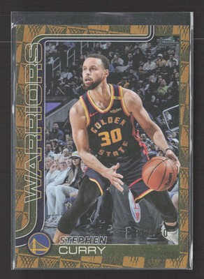 2025 Topps Basketball Stephen Curry #135 Gold Season Tip Off /50