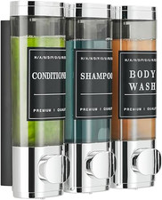 Shower Soap Dispenser Wall Mounted No Drill Shampoo Dispenser for Shower Wall Sh