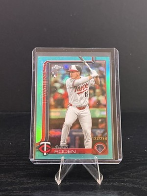 2025 Topps Chrome Update Alan Roden Teal Refractor Rookie /299 #USC41