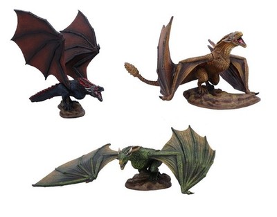 Game of Thrones - Dekofiguren Drachen, Nemesis Now - Maße 28,0 - 43,0 cm
