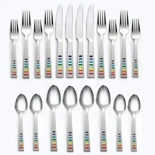 Fiesta Celebration Stainless Steel 20pc. Flatware Set (Service for Four)