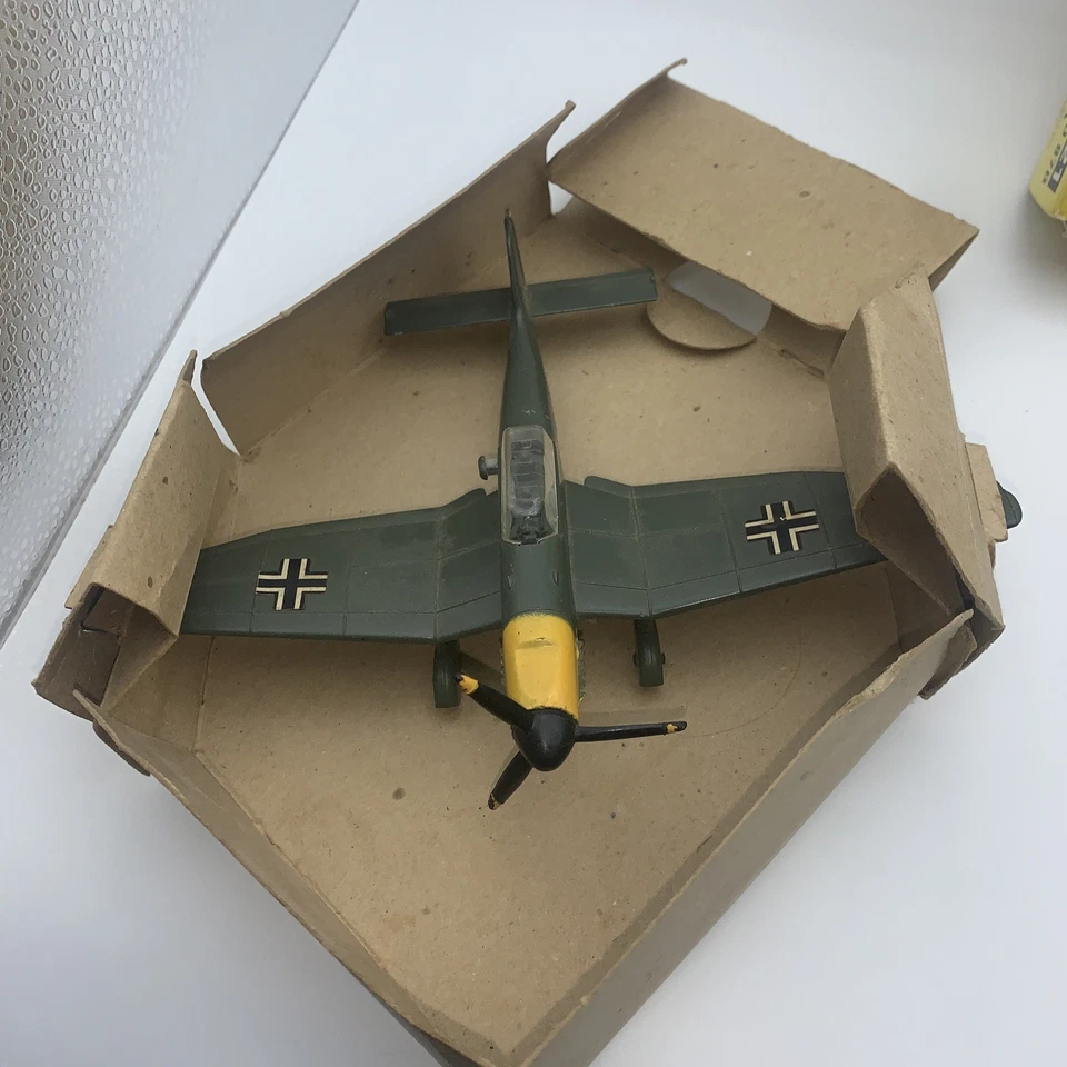 Vintage Dinky No. 721 Battle of Britain Junkers Ju 87B Stuka  Airplane in Box - Image 3 of 4