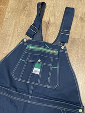 NWT Liberty Denim Bib Overalls Men's 42x32 Workwear Carpenter Utility Farmer