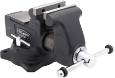 HD450-C Heavy Duty 4-1/2 Inch Mechanics Work Bench Vise,Secure Grip Swivel Base