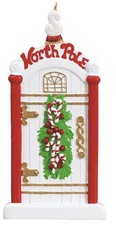 North Pole Door New Home Personalized Christmas Tree Ornament