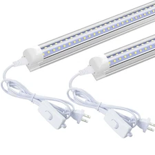 ETL T8 LED Tube Light Bulb 6500K 2FT 3FT 4FT 5FT 6FT 8FT LED Shop Light Fixture