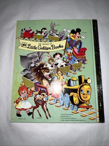 RUPERT The Rhinoceros Vintage Little Golden Book 1972 3rd Printing - Picture 8 of 8