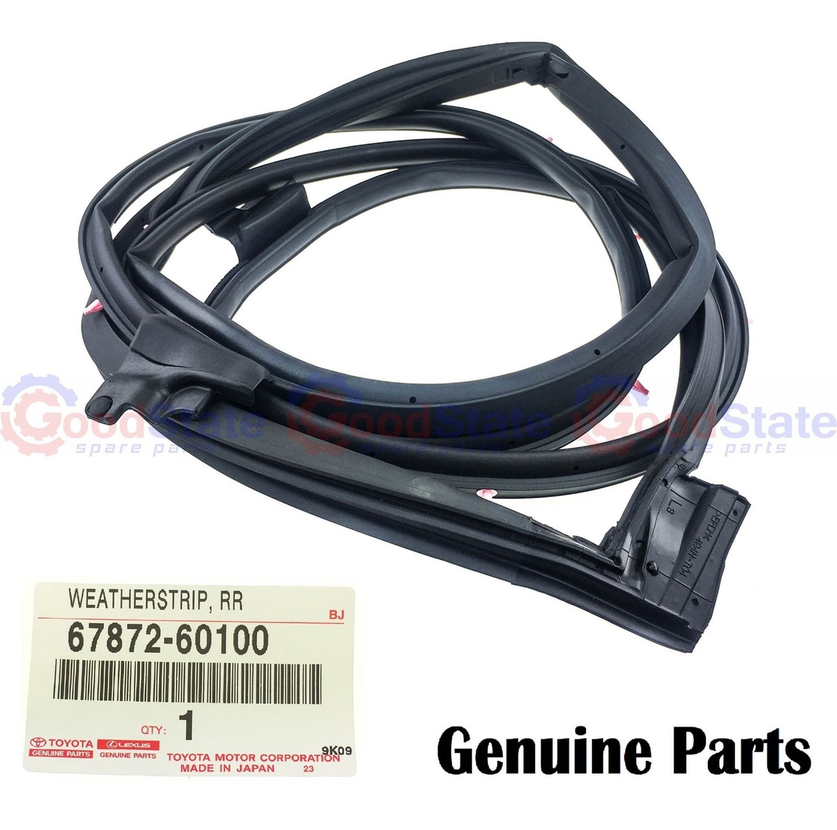 Genuine Toyota Prado 120 Series VZJ TRJ LH Left Rear Door Rubber