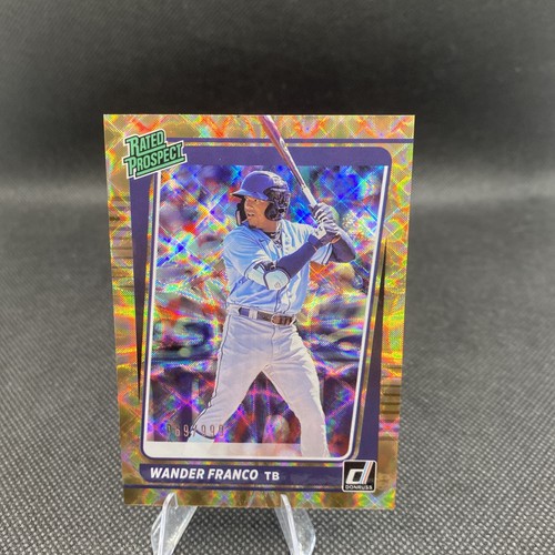 Wander Franco [Gold] #RP1 2021 Panini Donruss Rated Prospects card
