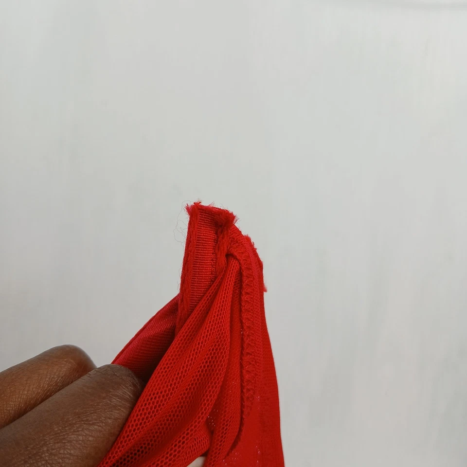 Lane Bryant Cacique высокий воротник без подкладки балконет полу чистый красный кружевной бюстгальтер 44DD - Изображение 4 из 4