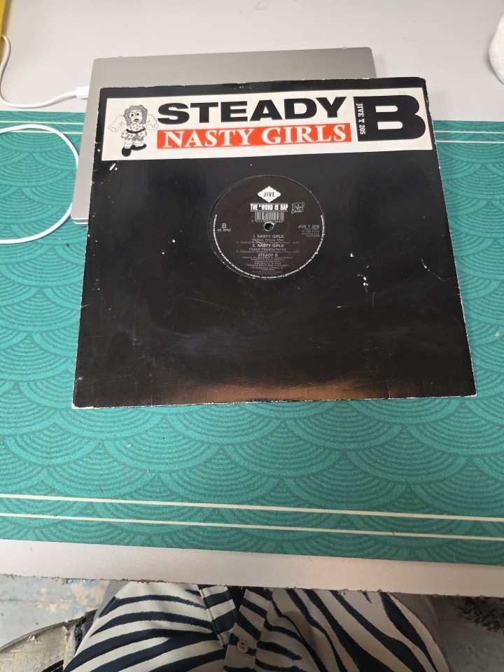 Steady B Nasty Girls Vinyl Record 12” Single  Original Sleeve