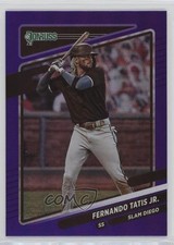 2021 Panini Donruss Variation Holo Purple Fernando Tatis Jr (Slam Diego) #71 8em
