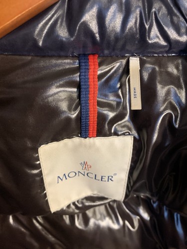 MONCLER puffer DOWN jacket EVER GIUBBOTTO dark Blue size 5 coat MEN - Picture 11 of 24