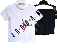 Air Jordan Nike Under Armour Shorts Set 2T Boys Black White