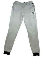 Mens Nike Dri Fit Baylor Bears Sweatpants Joggers Gray NCAA Football Size Medium