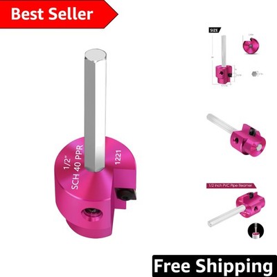 Multi-Functional 1/2-Inch PVC Pipe Fitting Saver for Sch.40 Plumbing Projects