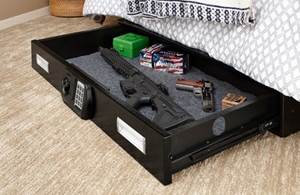 SnapSafe 48"  Under Bed/Truck bed  Safe Drawer - Long Storage Case for Car Trunk