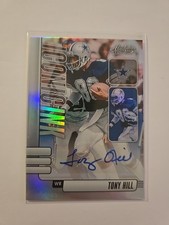 NFL Iconic Ink Autograph #'d /199 - Tony Hill. Cowboys RB. Absolute Football 24