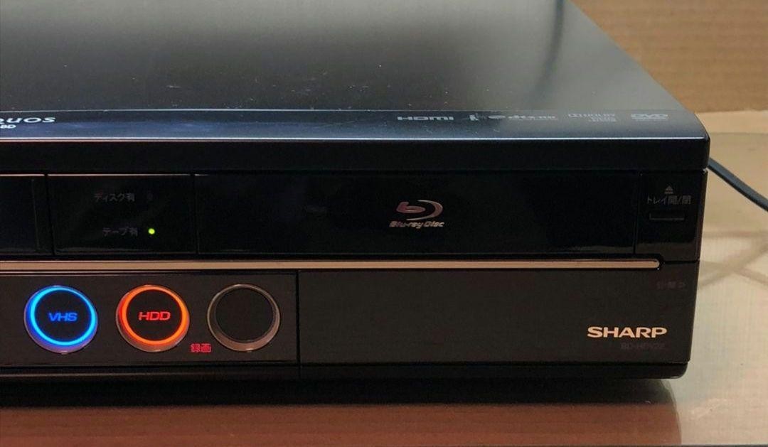 SHARP AQUOS BD-HDV22 HDD 250GB VHS Blu-Ray Recorder DVD Used