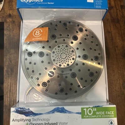 Oxygenics 10  Vortex Oxygen Infused 9 arm Shower Head