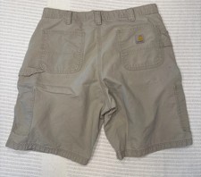 Carhartt Carpenter Shorts Original Fit Brown Utility Workwear B147 TAN Men  s 38