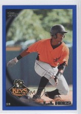 2010 Topps Pro Debut Blue 317/369 LJ Hoes #373 0a2