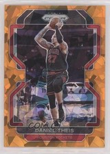 2021-22 Panini Prizm Orange Ice Prizm Daniel Theis #3 0i76