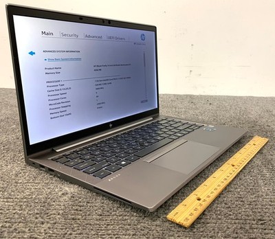 HP ZBook Firefly 14 inch G8 14'' Laptop i5-1135G7, No RAM/Storage, Boots to BIOS