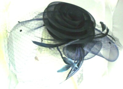 CAPPELLO CERIMONIA TAMBURELLO CON VELETTA BLU | eBay