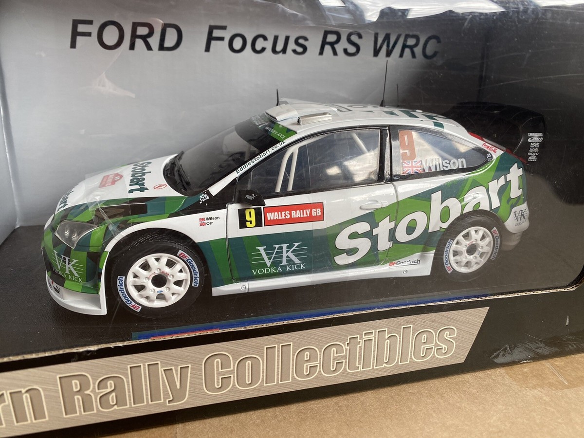 Sun Star Ford Focus WRC, Wales Rally GB, 1:18, Boxed, SIGNED