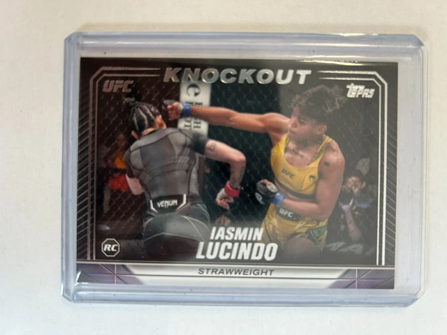 29 TOPPS UFC KNOCKOUT 2024 IASMIN LUCINDO STRAWWEIGHT  .
