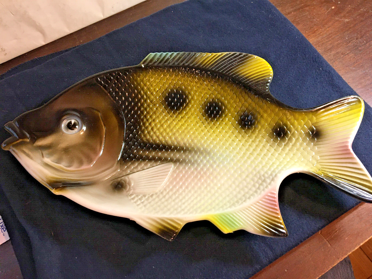 Plastic Fish Platter Plate, 16