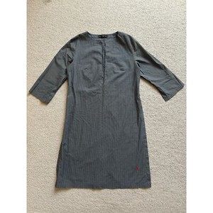 パリ購入 cop.copine きわどい ダークグレー 半袖ワンピース