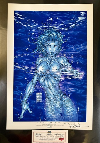LOT OF 5 FATHOM / SOULFIRE 13x19 LIMITED PRINTS MANY SIGNED/COA - Picture 3 of 6