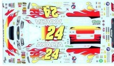 Powerslide 24 Axalta 2014 Jeff Gordon Nascar 1/24 waterslide decal