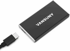 Vansuny 500GB Portable SSD External Portable M.2 2242 USB 3.1 Type-C Hard Drives