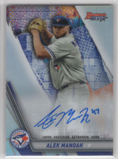 2019 Bowman's Best Best of '19 Autographs Refractors #B19AM Alek Manoah Auto