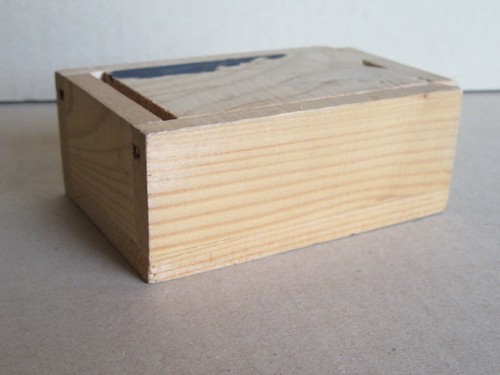 65 D Spielzeug aus Holz Schachtel Leere L 10 CM - Picture 3 of 6