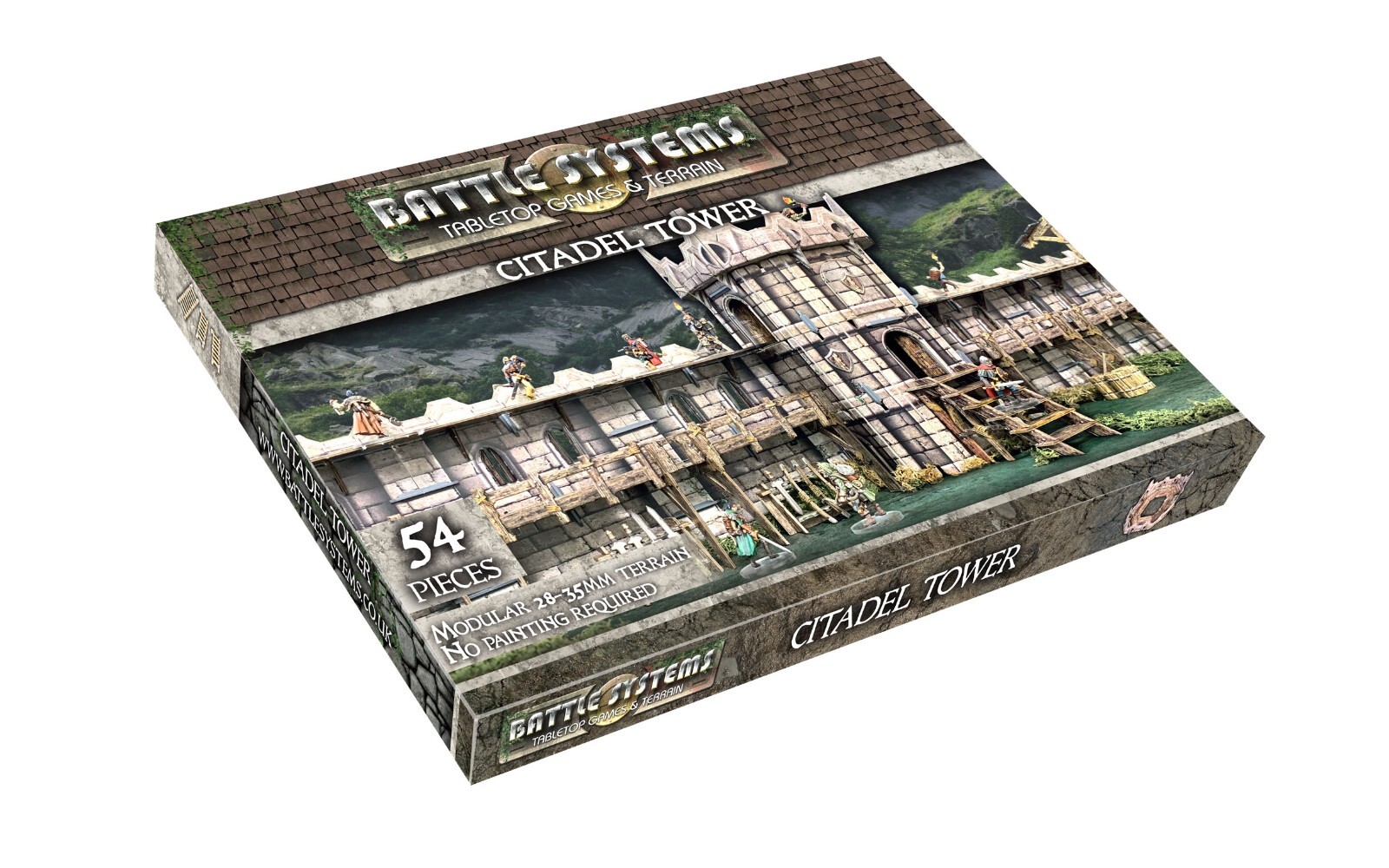 Citadel Tower (28-35mm, Modular, 54 pieces) - Battle Systems Fantasy Terrain