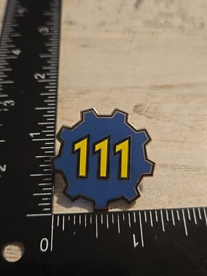Fallout 4 Pin:  Vault 111 Door Pin - Bethesda Game Studios T5