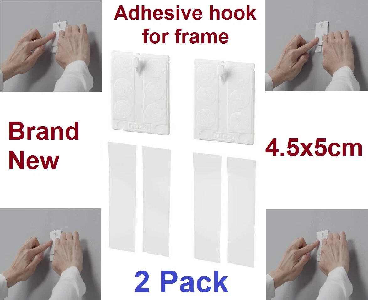 ALFTA Adhesive hook for frame, white - IKEA