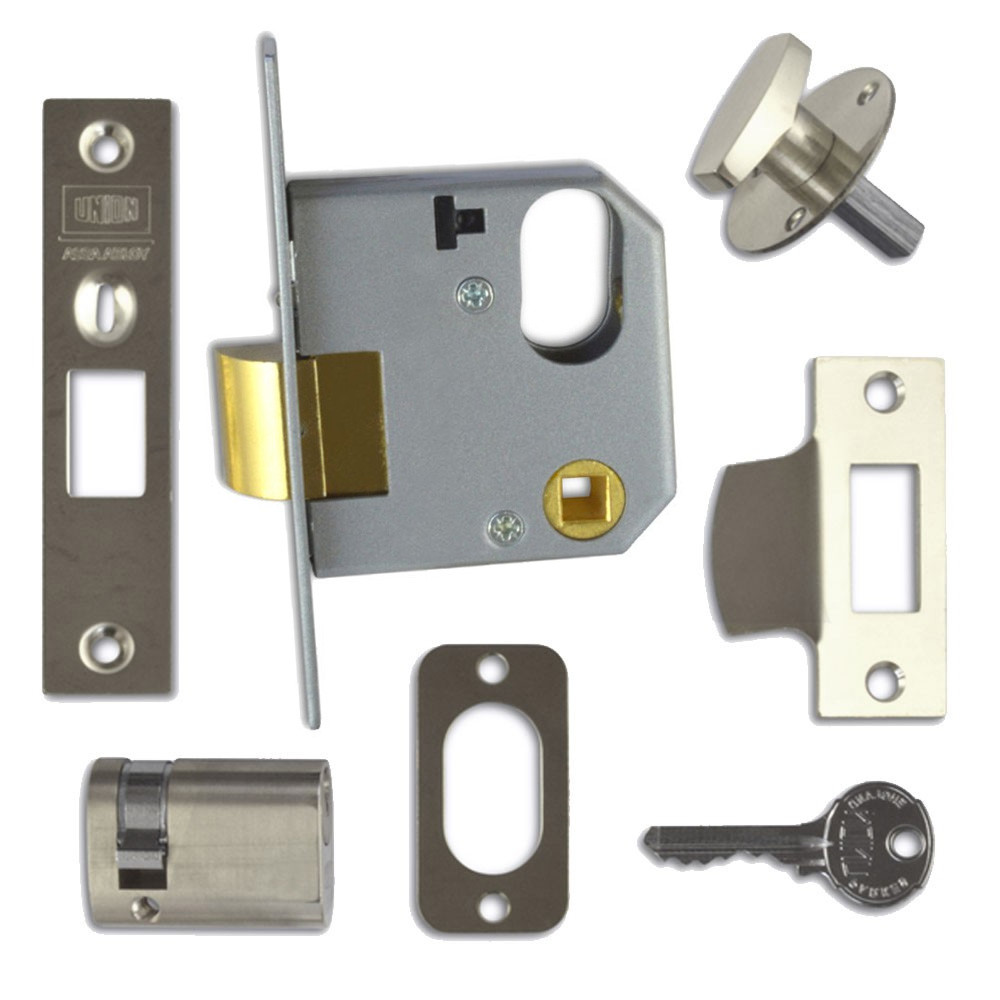 Union Oval Cyl Nightlatch SC 64mm (J2332-SC-2.50-A)