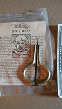Vintage Colonial Williamsburg Foundation Interpreted Jew  s Harp Metal Musical
