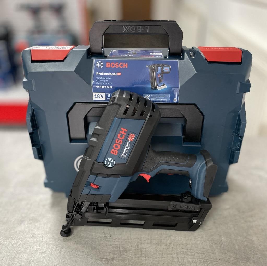 Bosch GNH 18V64M Brushless Second Fix Cordless 18V Nailer Nail Gun + L