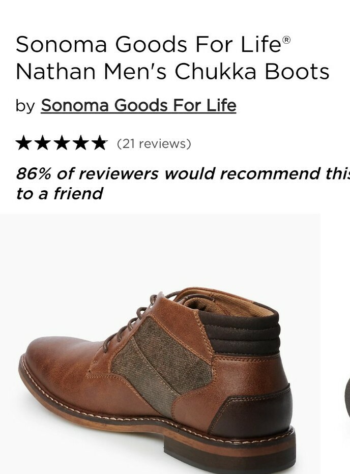 sonoma chukka boots