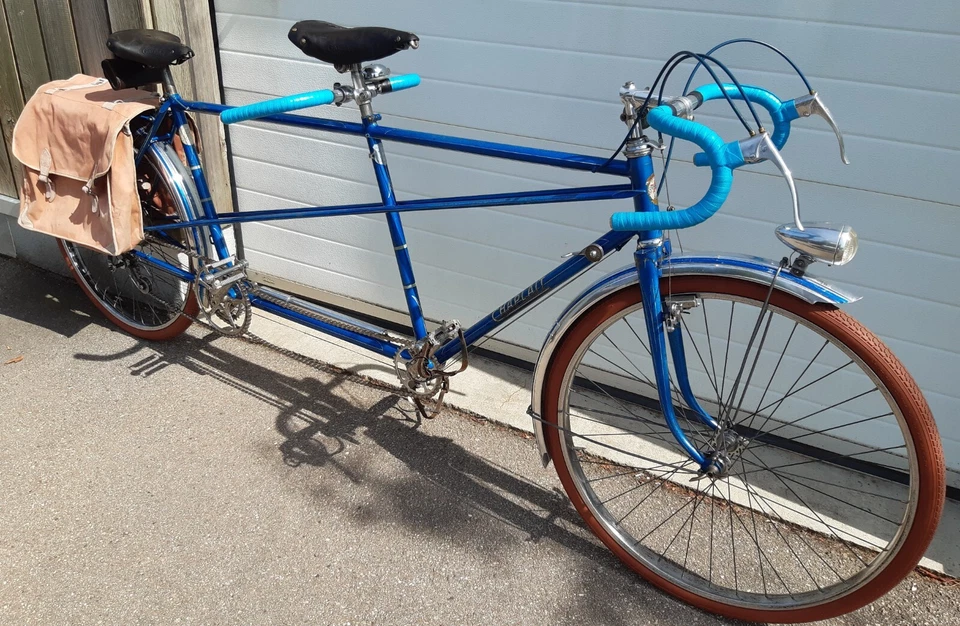 vélo ancien Tandem CHAPLAIT de 1948. - Photo 2/4