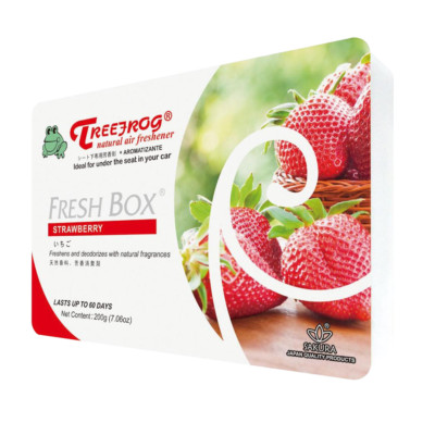       TREEFROG FRESH BOX XTREME FRESH AIR FRESHENER - Strawberry